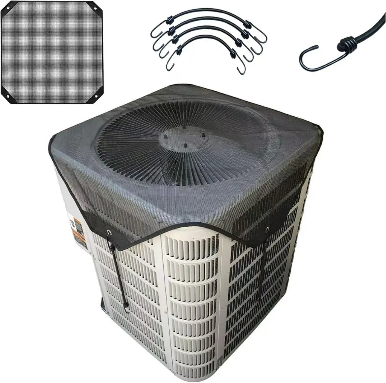 Central Air Conditioner Outdoor Unit Cover 28 x 28 inches - Top Universal Outdoor AC Protective Cover (Mesh, 28 inches x 28 inches)