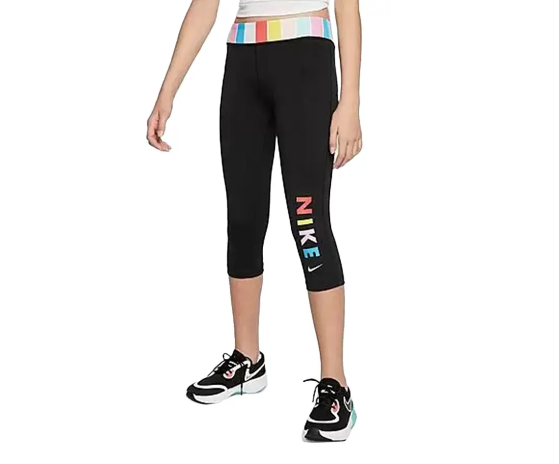 Nike One Training Logo Girls Active Pants