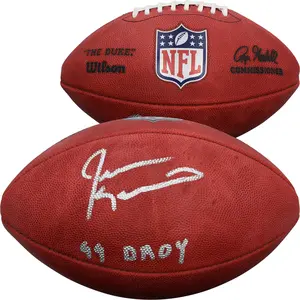 Jevon Kearse Tennessee Titans Autographed Duke Full Color Football with "99 DROY" Inscription - Fanatics Authentic Certified
