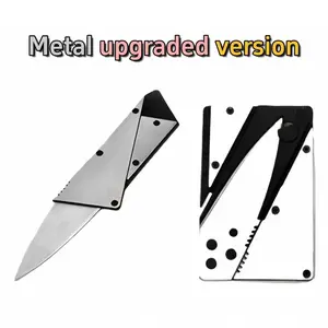 3PC(Silver, Pink, Yellow),Metal upgraded version,Fruit Knife Folding ,Credit Card Knife ,Camping Thin Micro ,Knives Fruit Knife Folding Credit Card Knife Black Wallet Razor Sharp Camping Thin Micro Knives