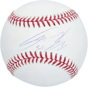 Evan Bouchard Edmonton Oilers Autographed MLB Baseball - NHL Auctions Exclusive - Fanatics Authentic Certified