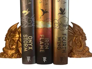 Dragon Bookends, Bookish Merch, Bookshelf Decor