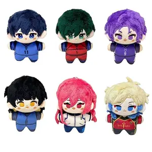 Anime BLUE LOCK Cosplay Michel Caesar Nagi Seishiro Mikage Reo Bachira Meguru Chigiri Hyoma Backpack Pendant Plush Keychain Gift