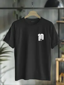 100% Cotton PESSI 10 Meme Jersey Style Soccer Parody Shirt Front & Back T-Shirt