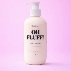 Boss Up Oh Fluff! Body Lotion - Formulated for All Skin Types - 8oz Bottle - Gentle & Nourishing Formula