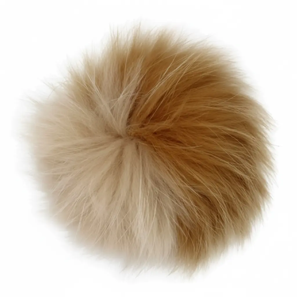 Genuine (Rccn) Fur Pom Pom – Real Natural Fur Accessory