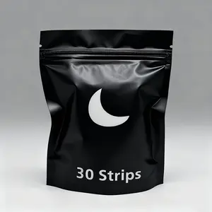 Nose Strips for Breathing - Athletic Nasal Strips for Snoring & Sleeping - Black, Wide, Universal Fit, Extra Strength Snoring Solution for Sleep