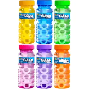 Bubble Bottles 6/12/24/36PCS (4oz Solution), Bubbles for Toddlers 1-3, Blow Bubbles Solution Wand Bulk for Party Favors for Kids, Toddler Summer Outdoor Toys Gift for Kids (6)
