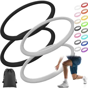 Silicone Patella Knee Band for Basketball Patella Tendon Support Knee Pain Relief Running Tendon Brace Support Strap Gift 2 or 4 Pieces Waterproof Bag Included