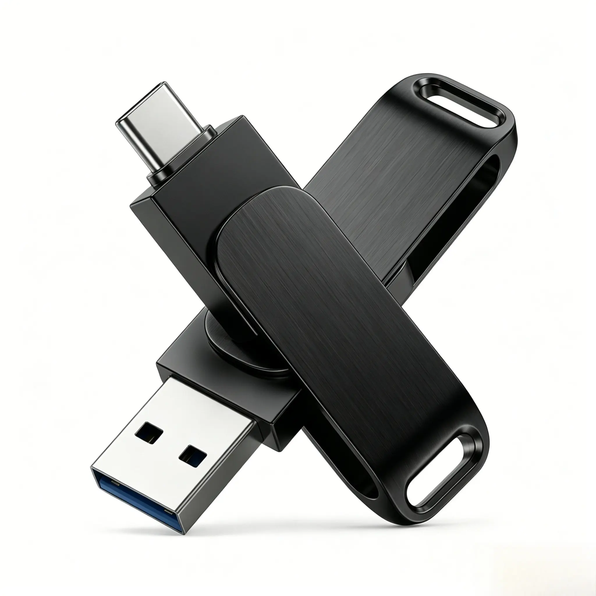2026-USB 3.2 16TB Type-C 2-in-1 OTG High Speed Metal Flash Drive for Computer Pen Drive