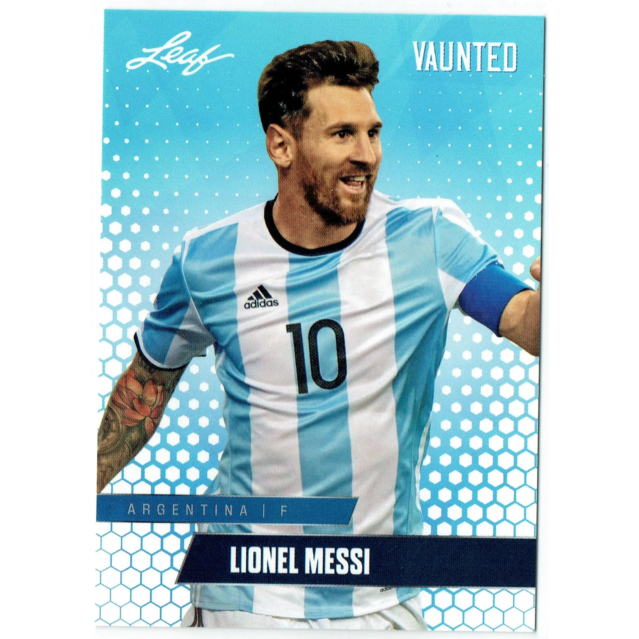 Mint Lionel Messi 2024 Leaf Vaunted 11V Debut Collection Rare Trading Card