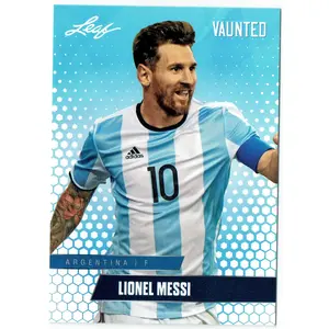 Mint Lionel Messi 2024 Leaf Vaunted 11V Debut Collection Rare Trading Card