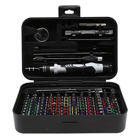 132 in 1 Precision Screwdriver Set, Magnetic Multipurpose Screwdriver Tool Set with 108pcs Bits, Multifunctional Screwdriver Tool Kit for Repairing Phone, Switch, Computer, DIY Screwdriver, Magnetic Screwdriver Tools, Screwdriver Combo