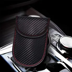 Keychain Protection Case, Car Key Faraday Bag, Rfid Signal Shield Storage Box, Anti-Theft Keyring Protective Cover