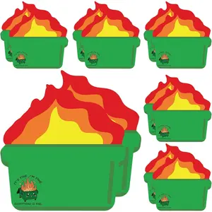 12 count Dumpster Fire  it Notes Employee Appreciation Gifts Notepads Funny Office Decor Everything is Fine Paper Pads Reminders Memos for Coworker Teacher Staff Friends