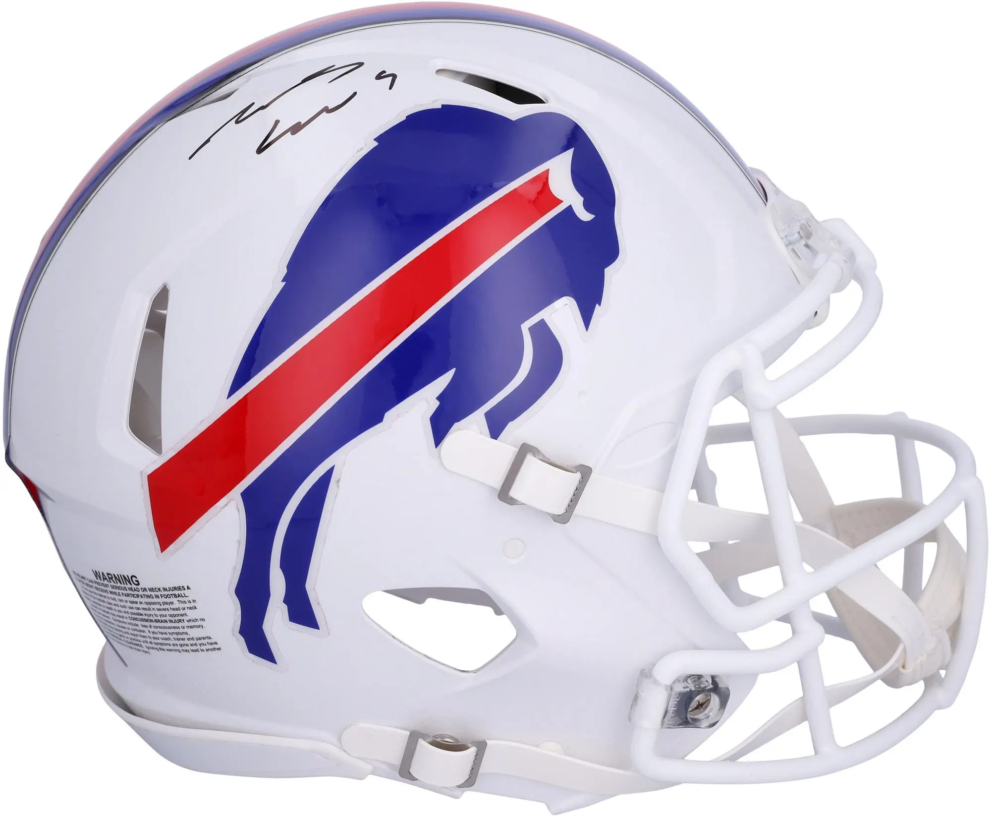 James Cook Buffalo Bills Autographed Riddell Speed Authentic Helmet - Fanatics Authentic Certified