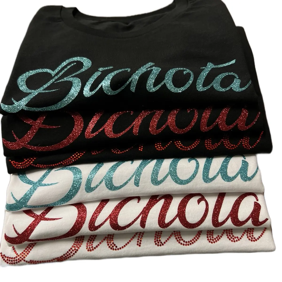 Bichota Crop Top Shirt Glitter Comfortable Women Outfit