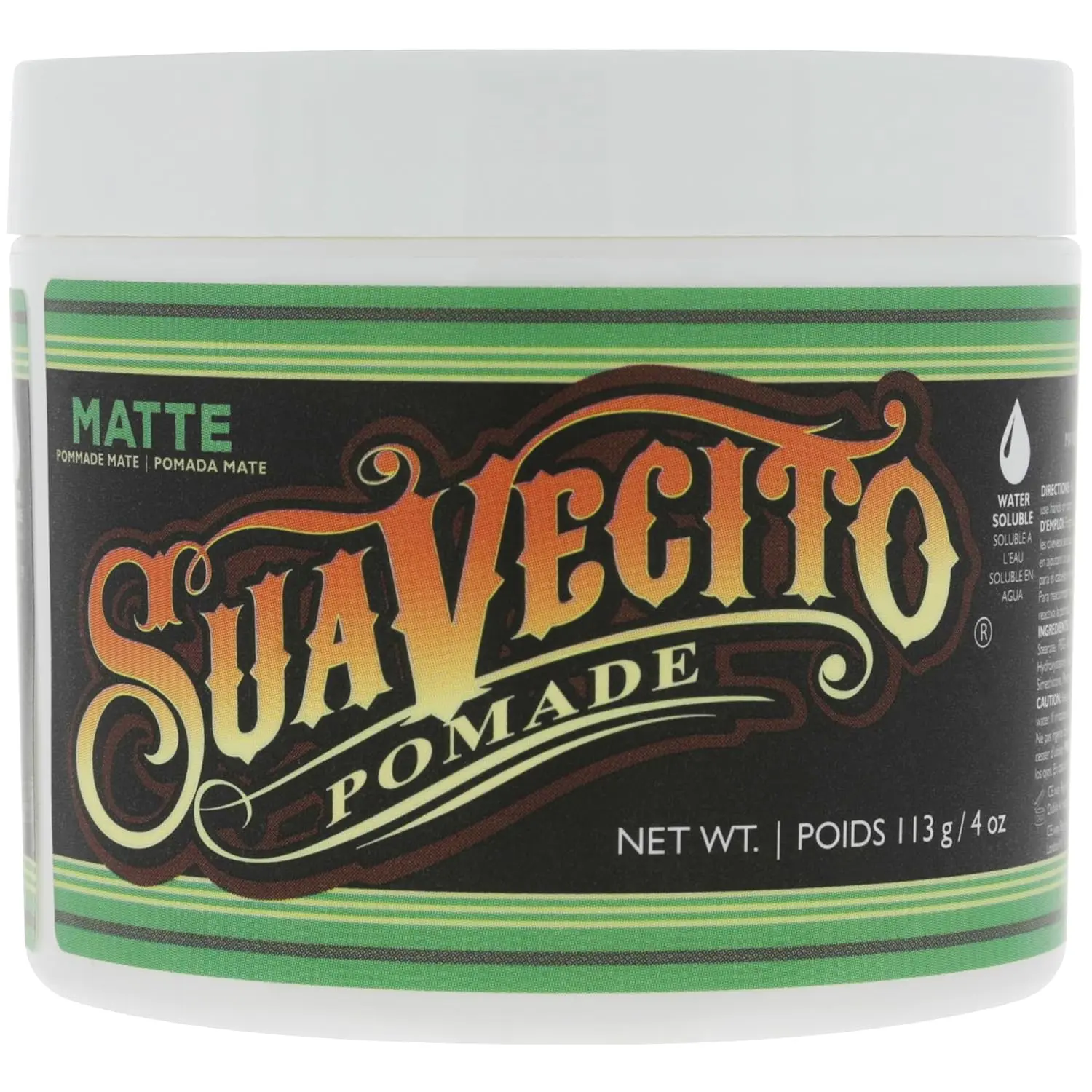 Pomade Matte (No Shine) Formula 4 oz, 1 Pack - Medium Hold Hair Pomade For Men - Matte Hair Paste For Natural Texture Hairstyles