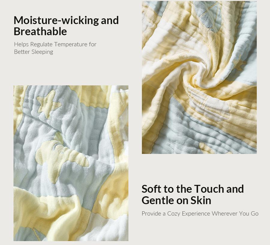 Hulala Hypoallergenic Versatile Soft Baby Blanket, Moisture-Wicking Breathable Blanket, Soft Gentle Delicate Touch, Hypoallergenic Baby Safe, Washable Jacquard Patterns, Versatile Multi-Purpose Use, Charming Practical Gift Hulala Hypoallergenic Versatile Soft Baby Blanket, Moisture-Wicking Breathable Blanket, Soft Gentle Delicate Touch, Hypoallergenic Baby Safe, Washable Jacquard Patterns, Versatile Multi-Purpose Use, Charming Practical Gift
