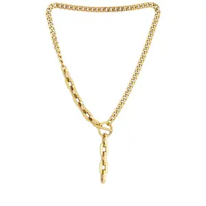 BRACHA York Lariat Necklace in Gold