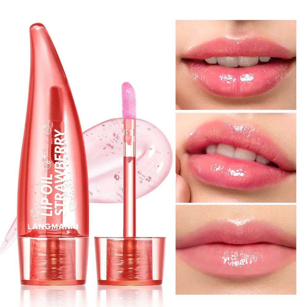 Aloe Vera Lip Gloss Lip Oil - Temperature-sensitive Color-changing Lip Gloss Moisturizing Hydrating Lipstick - Natural Moisturizing Color-changing Lipstick - Essential for students' natural makeup - Long-lasting Moisturizing Lipstick Gift