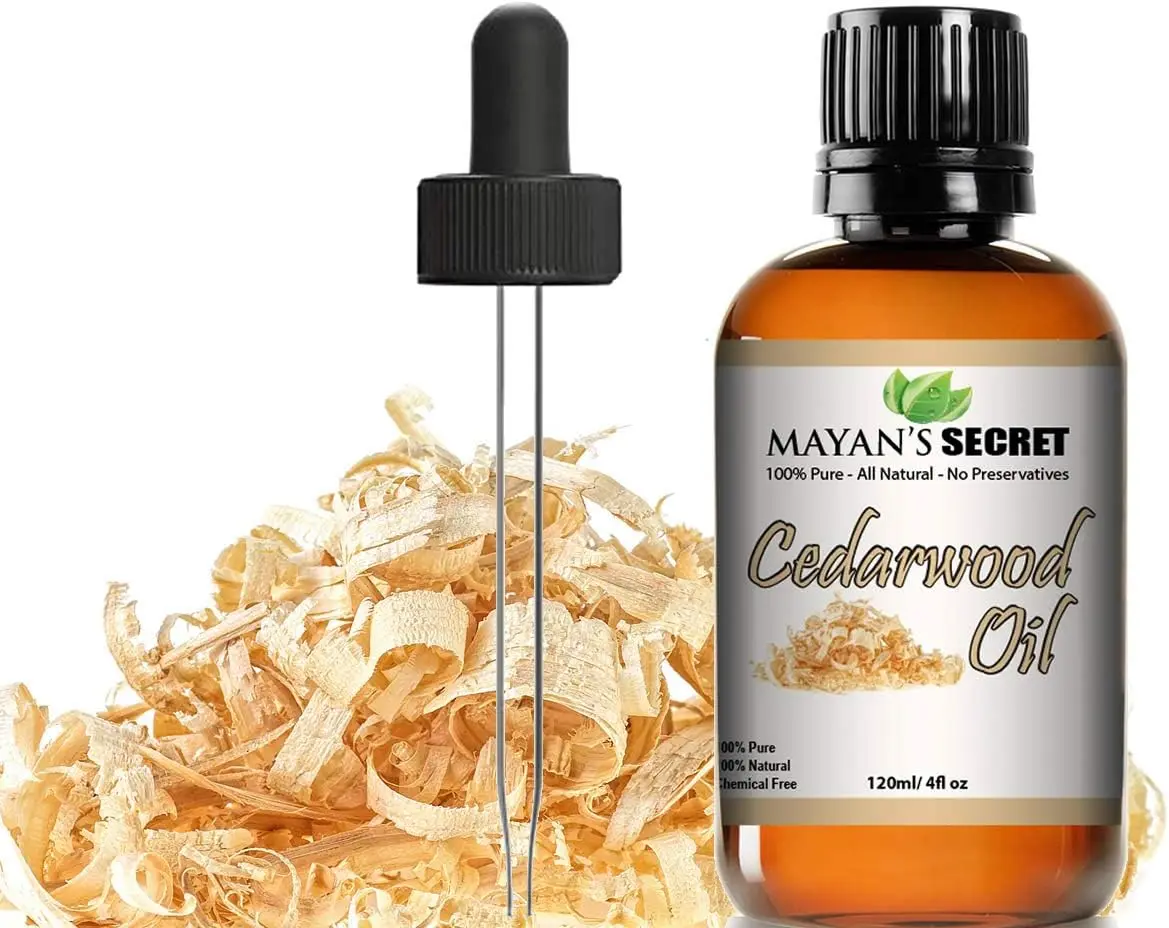 Mayan's Secret - 4oz Pure Cedarwood Essential Oil Ogranic - 100% Pure Grade for Sleep, Hair
