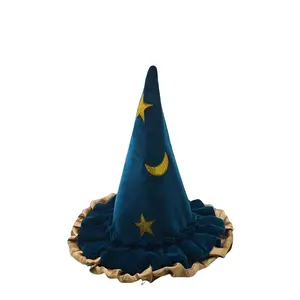 Halloween Woman Witch Hat Costume Hat for Party Coseplay Masquerade Hat Festival Decoration Accessories Halloween Wizard Hat