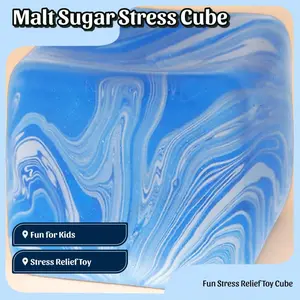 Maltose flowing pattern water cube kneading music tpr children's fun toys office workers decompression artifact kneading music Squishies