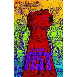 THE FIST -Trade Paperback comic -ridiculous sci-fi fighting action comic!