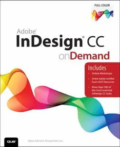 USED-Adobe InDesign CC on Demand by Steve Johnson (Paperback)