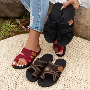 [Casual Sport Sandals] Women's Casual Sport Sandals |   Mesh Breathable Skin-Friendly Flat-Bottom Slippers