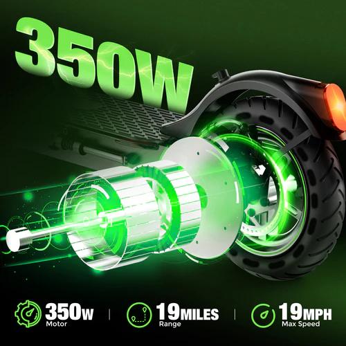 High-End School Electric Scooters, 18MPH/19MPH/28 MPH Max Speed,350W/1000W Motor, 21-37 Miles Long Range, Foldable Commuter Electric Scooter with Dual Suspensions, Dual Braking& App Control