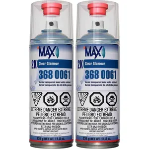 max USC  High Gloss Clearcoat Aerosol (2 PACK)