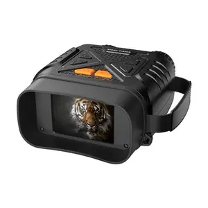 Night Vision Goggles, Night Vision Binoculars for Adults 10X Digital Zoom 7X Infrared Binoculars with 128GB TF Card for Photos and Videos, Ideal for Outdoor Camping and Wildlife Observation