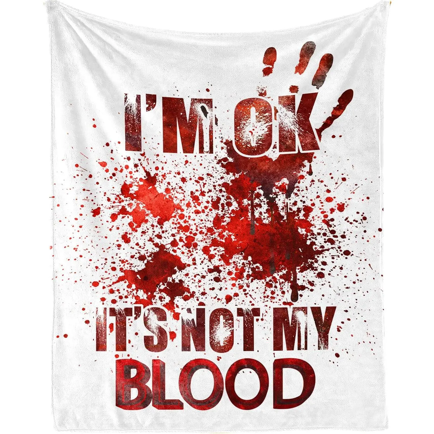 Zombie Blanket for Boys Girls, Scary Zombie Themed Design Printed Throw Blankets for Kids Lap, Chair Sofa, Warm Soft Cozy Blanket, 40"x 50"