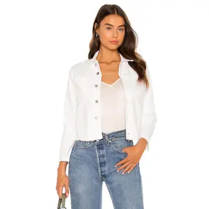 L'AGENCE Janelle Slim Jacket in Blanc