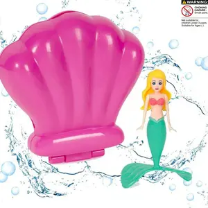 4pcs Mermaid Swimming Pool Diving Sets with Mermaid Tails, Fins & Floats - Toys for Bathtub, Beach & Pool - Birthday Gift for Boys & Girls (Ages 3+) - Diving Equipment for Fun Underwater Play, Freely Spin Underwater And Surface