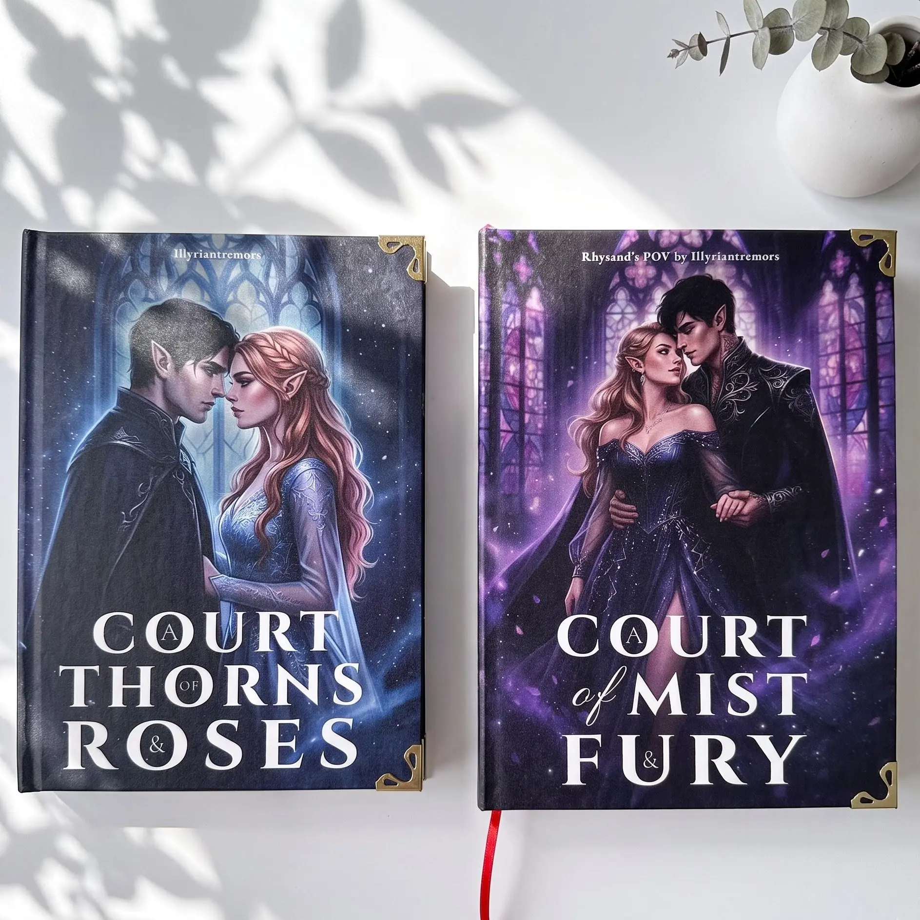 ACOTAR & ACOMAF Rhysand’s POV Hardcover 2-Book Set – Special Edition Books, Fantasy Romance Collector Edition for Bookshelf
