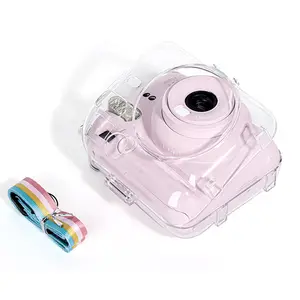 Mini Camera Bag PC Crystal Protective Shell Transparent Protective Sleeve for Fujifilm Instax Mini 12 for Camera Instax Mini12