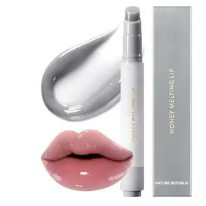 Nature Republic Honey Melting Lip Glitter & Plumping 16 Midnight Sparkle Soft Lip Stick Moisturizing Gloss Volumizing Formula Color Changing Sheer Tint Shine Glimmer Finish Stocking Stuffers Glossy