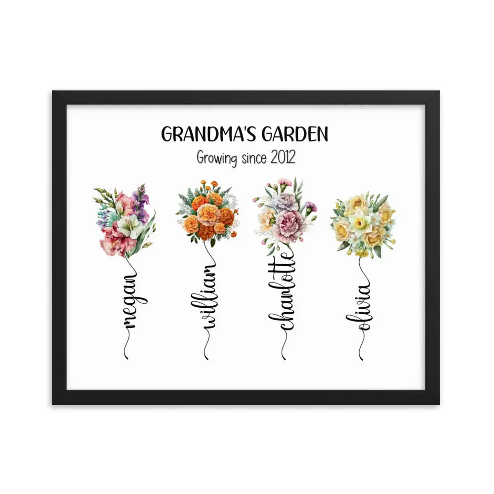 Grandma's Garden sign