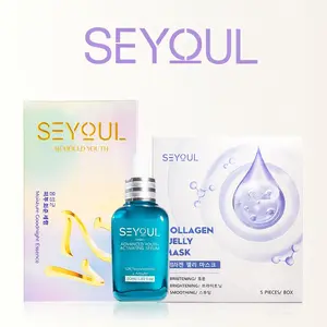 Seyoul Combo Clear Skin Essentials - Holiday Exclusive Brightening & Anti-Aging Routine with Advanced Youth Serum 21-Day Serum & Collagen Jelly Mask