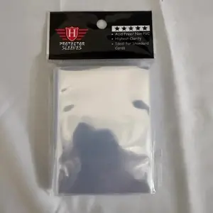 Trading Card Penny Sleeves (100 Pack) – Clear Soft Sleeves for Pokémon, Sports Cards