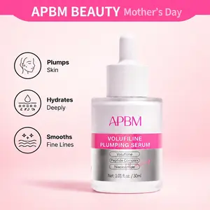 APBM Volufiline Facial Plumping Serum with Multi Peptides and Niacinamide, Lightweight Silky Formula to Firm and Smooth Smile Lines and Under Eye Area, Hydrates to Repair Skin Barrier, 1.01 fl oz