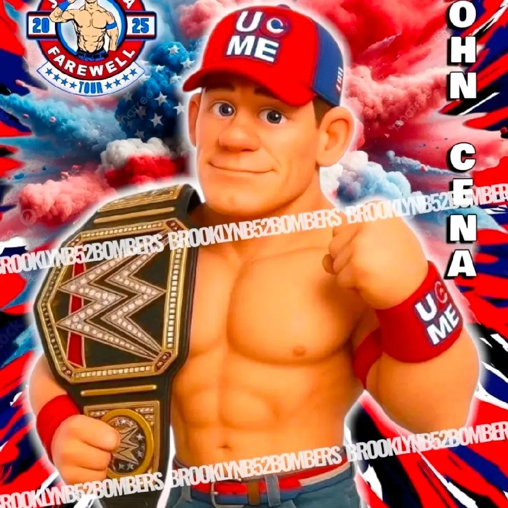John Cena WWE Custom Exclusive 8x10 Glossy Photo