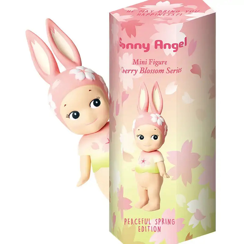 [ Flash Sale ] Sonny Angel Mini Figure Cherry Blossom Series Peaceful Spring Edition – Whole Box Set (6 Blind Boxes) Cute Collectible Anime Figures & Desktop Decor Gift