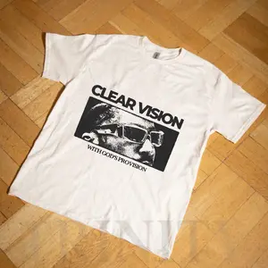 Clear Vision Graphic Shirt – Vintage Faith Christian Tee, Retro Inspirational “God’s Provision” Streetwear Unisex T-Shirt for Men & Women