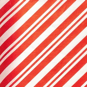 Peppermint Stripes Tissue Paper - 20in. x 30in. Sheets - Christmas Tissue Paper