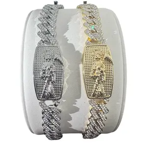 Santa Muerte Iced Out Esclava