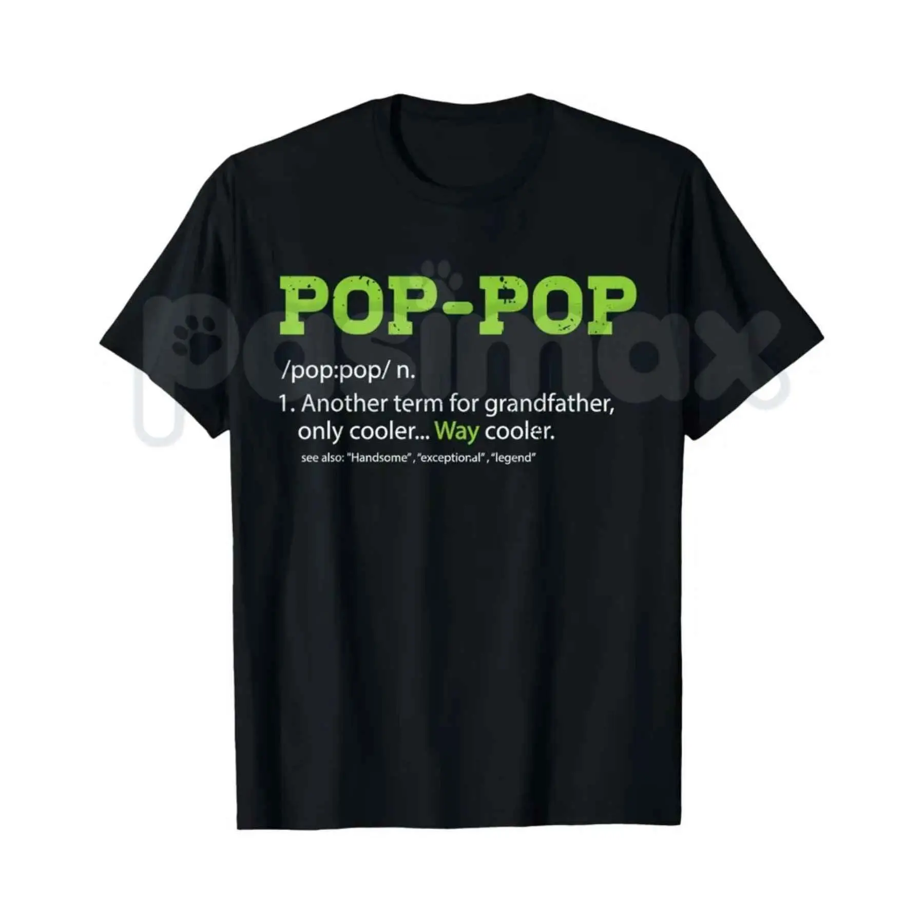 Pops Definition T-Shirt – Funny Cool Grandpa Pop-Pop Unisex Cotton Graphic Tee